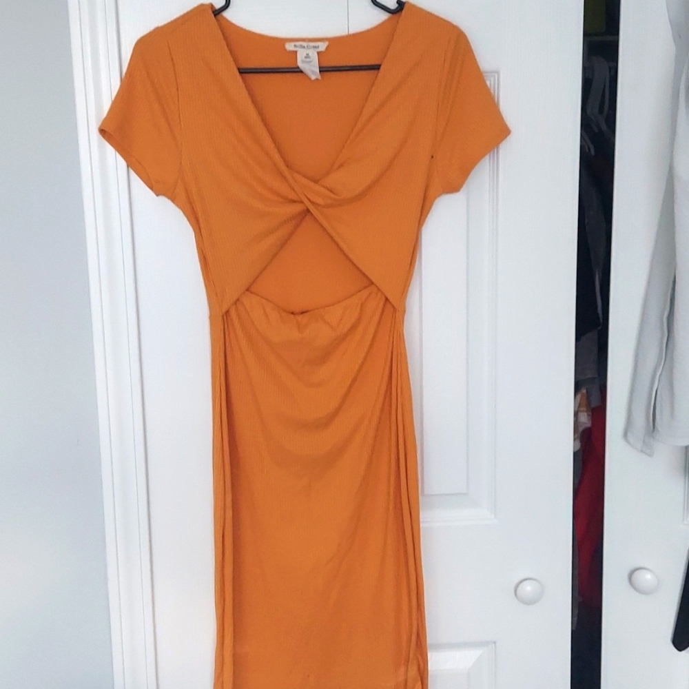 Mustard dress